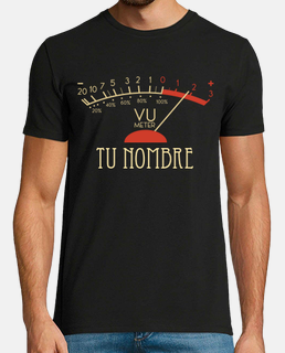 T-shirt vu meter ingegnere del suono