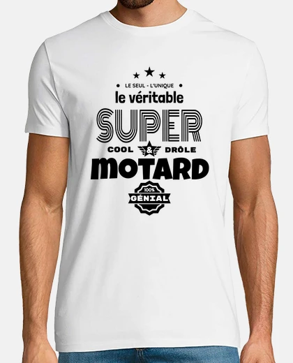 T-shirt super biker fantastico umorismo t-shirt