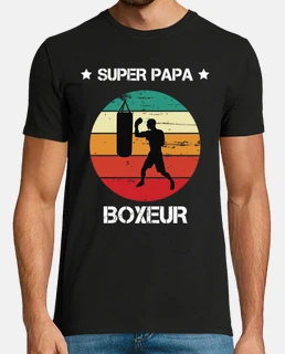 Playeras Super papa boxeador laTostadora Mexico