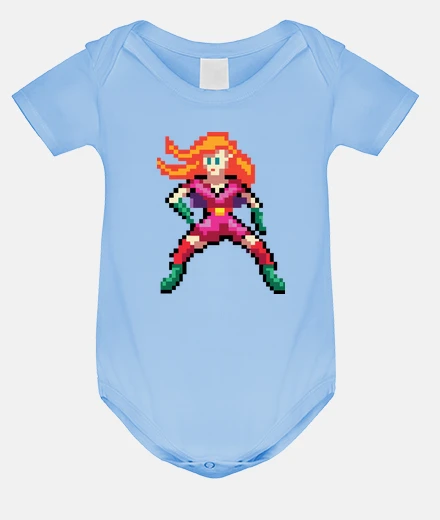 Abbigliamento super eroina rossa
