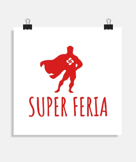 Poster Super feria super-héros