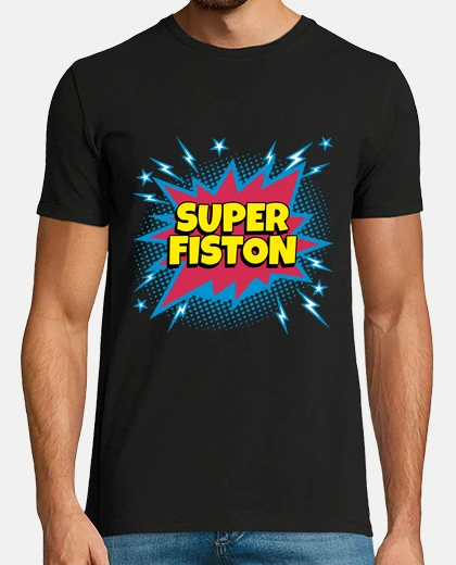 Tee-shirt Super Fiston super hero fils