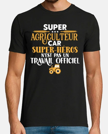 Camiseta super granjero idea de regalo empresari