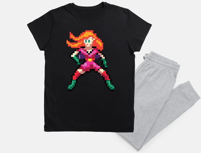 Pajama super heroine red