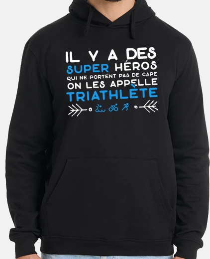 Sweat Super héros triathlon cadeau