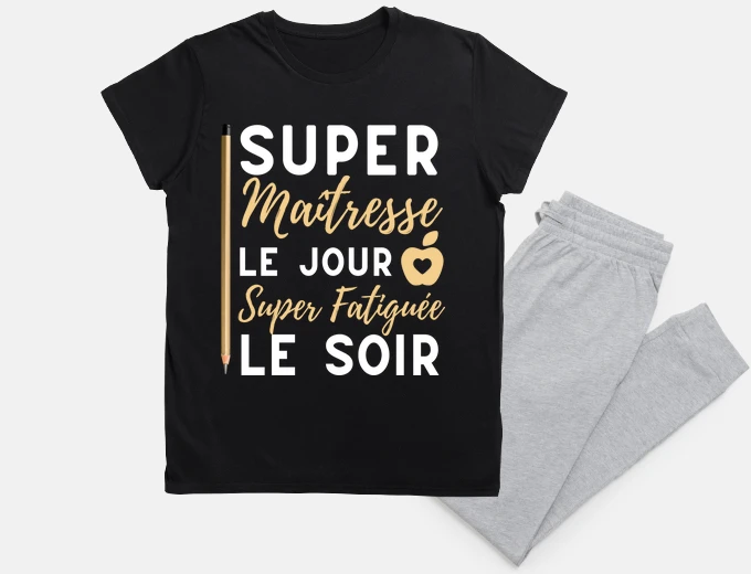 super maitresse humour prof cadeau