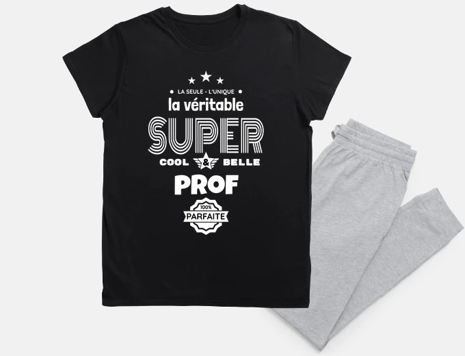 Pyjama super teacher cool beautiful perfect hu