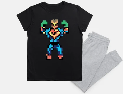 super hero pixel frank