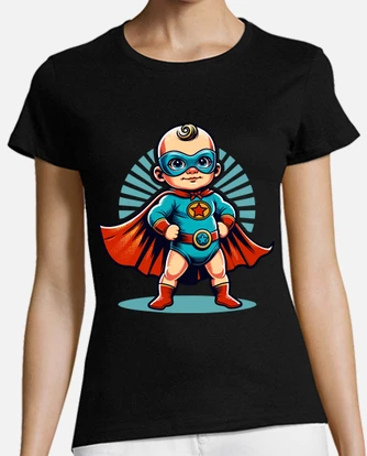 Superhero baby t shirt tostadora