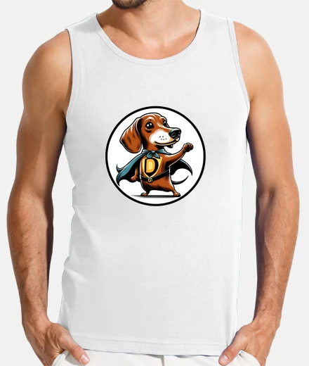 T-shirt Superhero Sausage Dog Dachshund