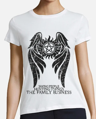 Supernatural dark ver. woman t shirt tostadora