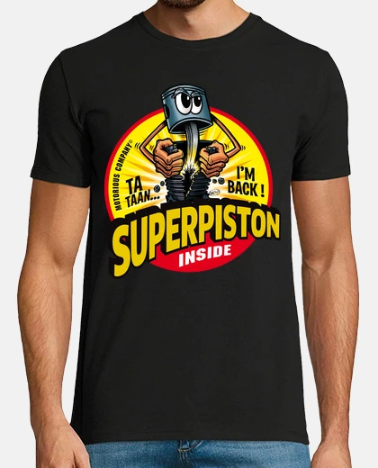 T-shirt superpistone all39interno