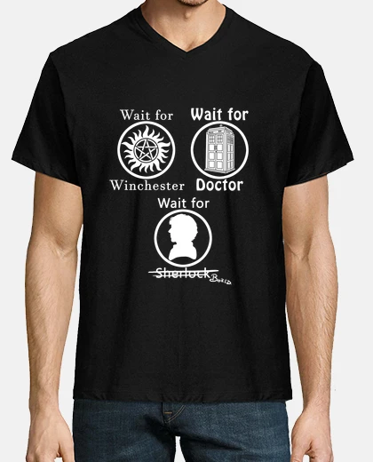 T-shirt SuperWhoLock - White