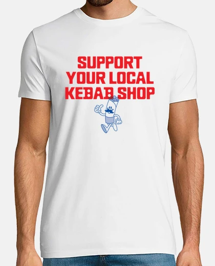 Camiseta Support frase Blanco