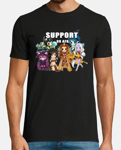 Tee-shirt support ou afk - league of legends