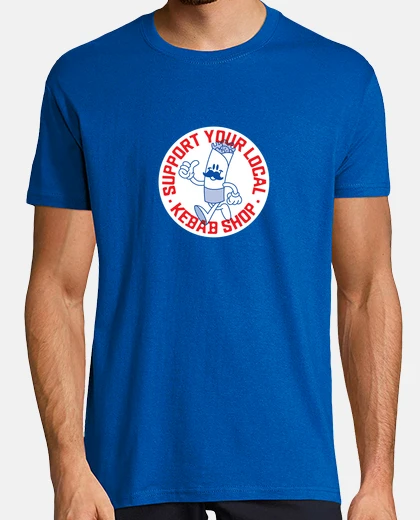 Camiseta Support your local kebab shop Mascota