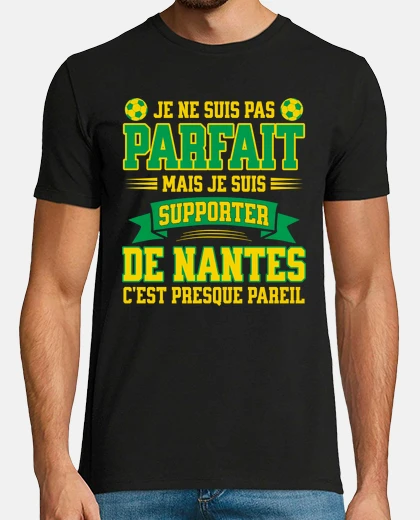Tee-shirt Supporter Football Nantes Fier Nantais