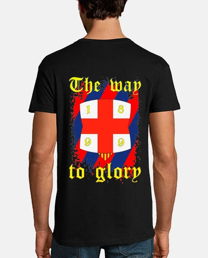 Playera Supporters Red and Blue (Negro)
