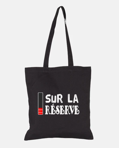 Sac sur la réserve