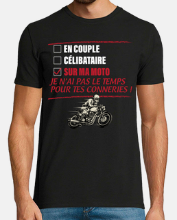 Célibataire en couple sur ma moto t-shirt humour' T-shirt Femme