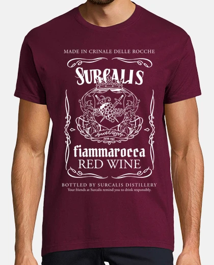 T-shirt surcalis with the i - white