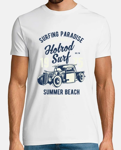 Tee-shirt surf hotrod