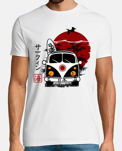 T-shirt surf in giappone