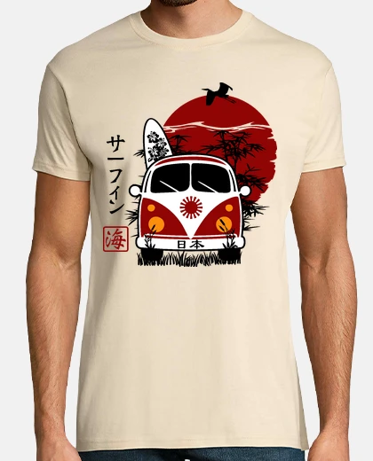 T-shirt surf in giappone