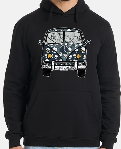 Felpa surf perché il skull vintage