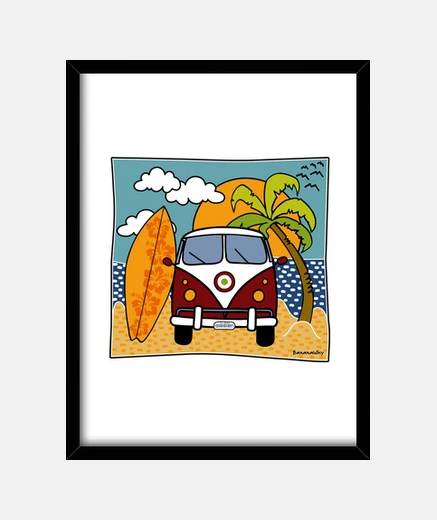 Quadro surf perché los tubi