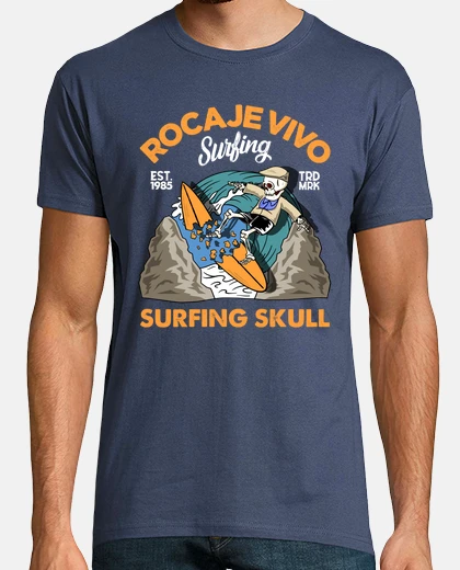T-shirt surf rock dal vivo