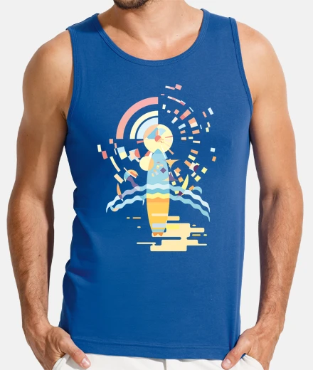 T-shirt surf tramonto