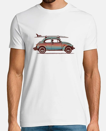 Tee-shirt Surf volkswagen coccinelle - style retro