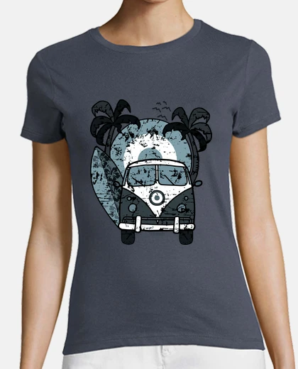 Playera Surf Why Blue