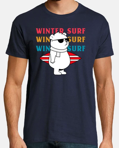 T-shirt surf winter