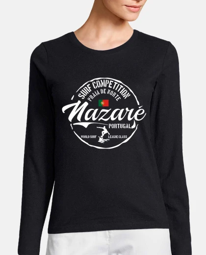 Playera surfear en nazaré
