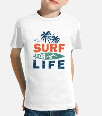Camiseta ninos surfear por la vida para s. laTostadora Mexico