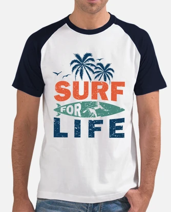 Camiseta surfear por la vida para surfistas vi. laTostadora