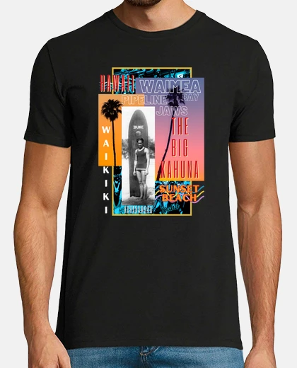 Tee-shirt surfer sur le grand Kahuna