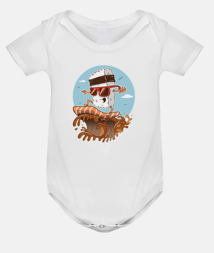 Kids surfer sushi