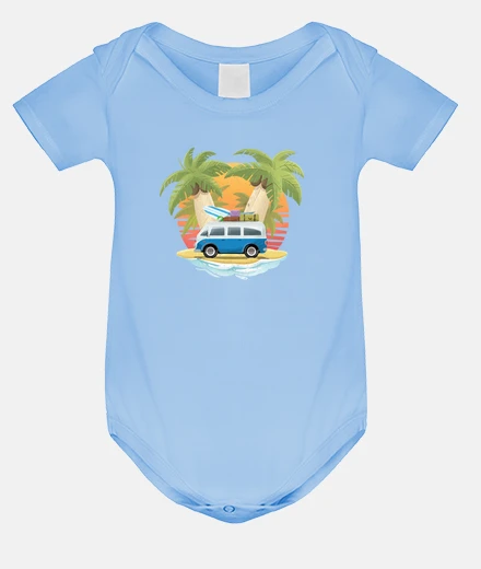 Kids surfera van