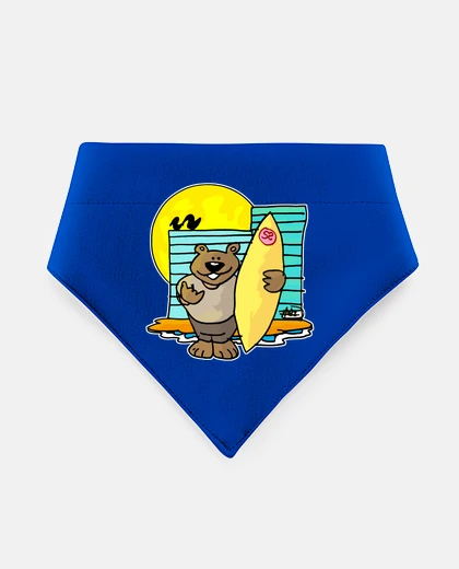 Mascotas surfing bear