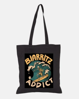 surfista biarritz surf ola esqueleto