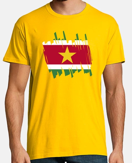 T-shirt suriname bandiera