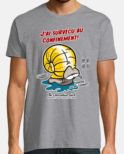 Tee-shirt Survécu au Confinement