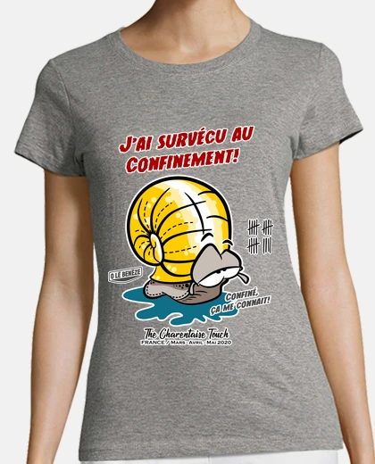 Tee-shirt Survécu au Confinement