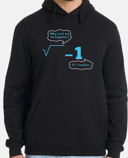 Sudadera sus números complejos matemáticas humor