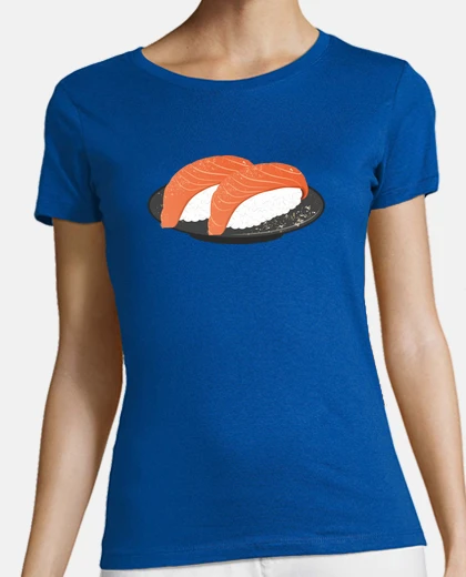 Tee-shirt sushi au saumon cru