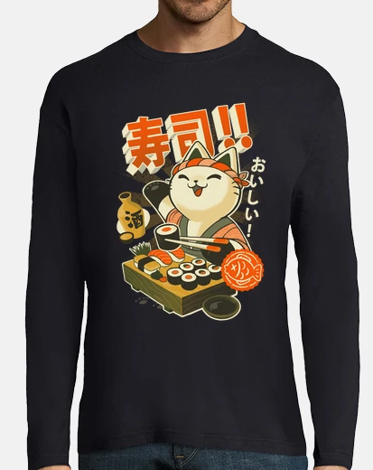 T-shirt sushi chef