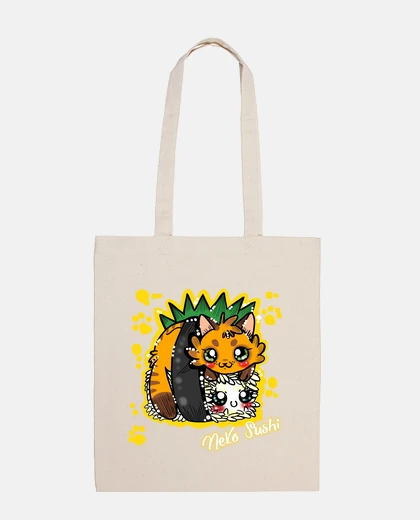 Bolsa sushi de salmón neko -bag